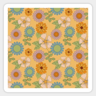 boho floral pattern Sticker